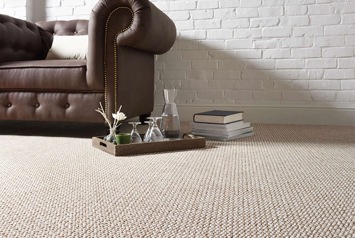 Alfombras de nylon, poliéster o acrílicas